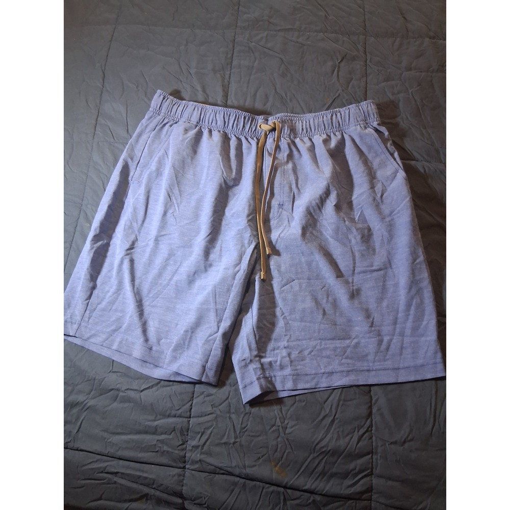 Prana Metric E-Waist Short Mens XXL 8 Rich Sapphire Blue Water Friendly 1969451
